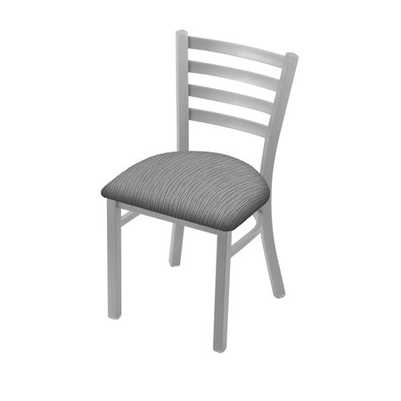 Holland Bar Stool Co 400 Jackie 18" Chair with Anodized Nickel Finish and Graph Alpine Seat 40018AN020